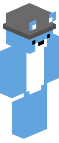 Sky Blue Custom Minecraft Skin