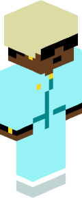 Sky Blue Custom Minecraft Skin