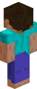 Teal Anime Minecraft Skin