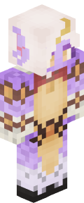 Beige Anime Minecraft Skin