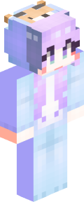 Sky Blue Anime Minecraft Skin
