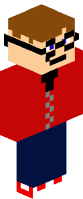 Red Anime Minecraft Skin