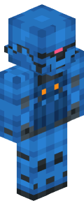 Teal Anime Minecraft Skin