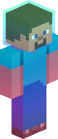 Teal Steve Minecraft Skin