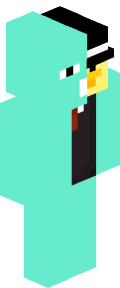 Sky Blue Anime Minecraft Skin