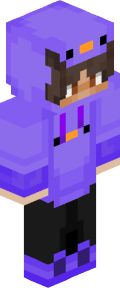 Sky Blue Anime Minecraft Skin