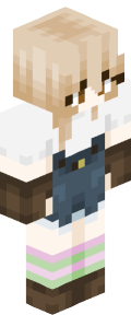 White Anime Minecraft Skin