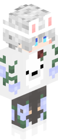 White Anime Minecraft Skin