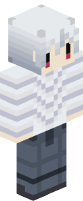 White Anime Minecraft Skin