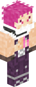 Purple Anime Minecraft Skin