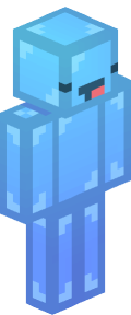 Sky Blue Anime Minecraft Skin