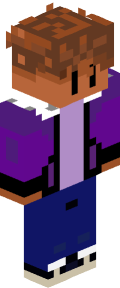Purple Anime Minecraft Skin