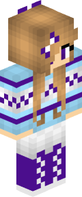 Purple Anime Minecraft Skin