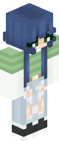 White Anime Minecraft Skin