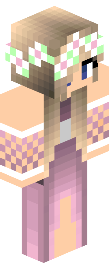 Скин для Minecraft милые — Розоволосая