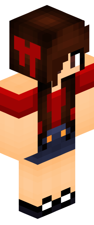 Скин для Minecraft для девушек — Рыжая девушка