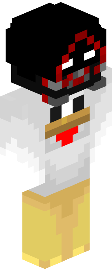 Скин для Minecraft крутые — Красно-чёрный демон