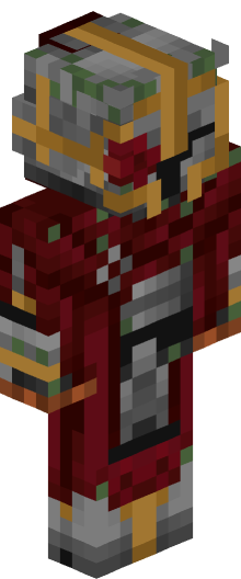 Soška hráče Gakpo_271 v jeho Minecraft skinu