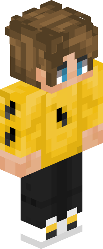 Скин для Minecraft крутые — Жёлтый в очках