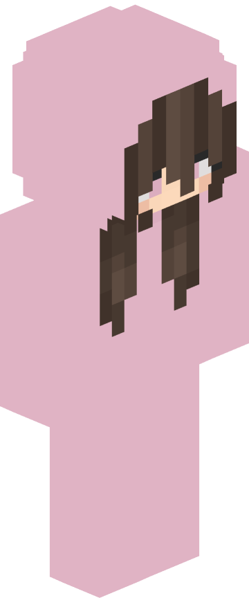 Скин для Minecraft для девушек — Розовый котик