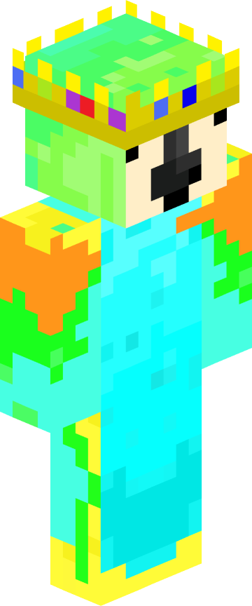 Скин для Minecraft зелёные — Зелёный попугай