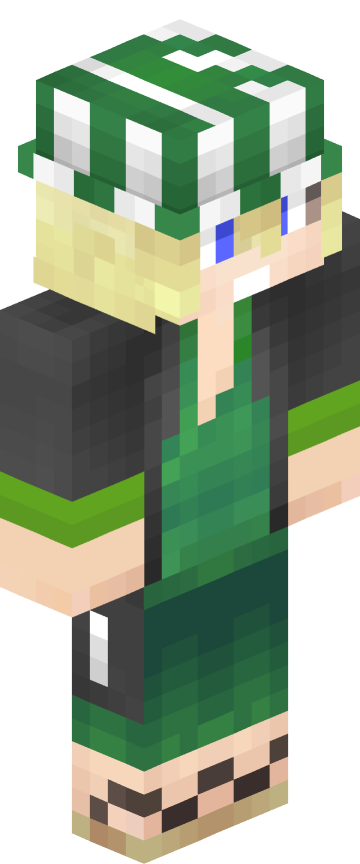 Скин для Minecraft зелёные — Тёмно-зелёный