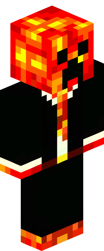 Скин для Minecraft крутые — Огненный худи