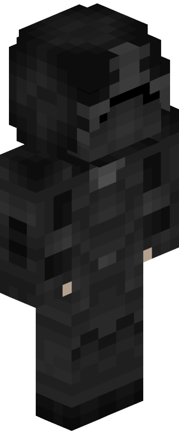 Скин для Minecraft тёмные — Полностью чёрный