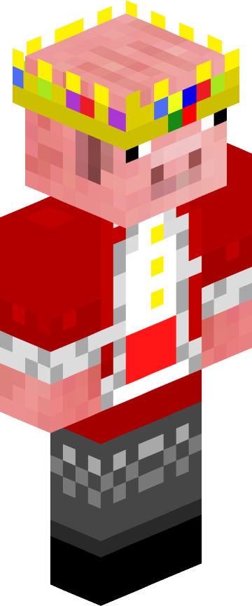 Скин для Minecraft крутые — Король-воин в короне