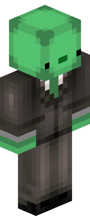 Скин для Minecraft зелёные — Сине-зелёный худи
