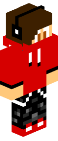 Red Anime Minecraft Skin