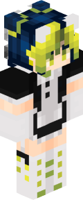 Black Anime Minecraft Skin