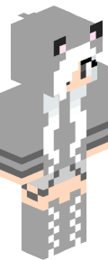 Gray Robot Minecraft Skin