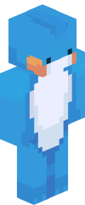 Sky Blue Anime Minecraft Skin
