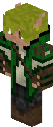 An image of the person's Minecraft character provided by mc-heads.net