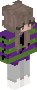 Purple Anime Minecraft Skin