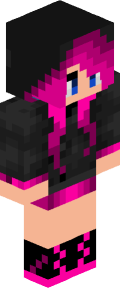 Purple Anime Minecraft Skin
