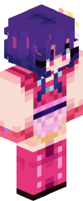Purple Anime Minecraft Skin