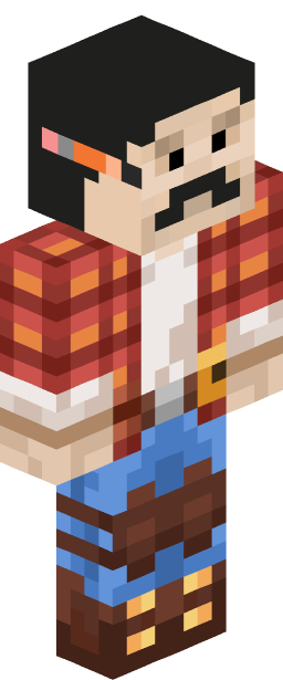 Mumbo Minecraft skin full body