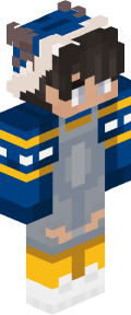 three Minecraft skin