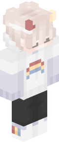 White Anime Minecraft Skin