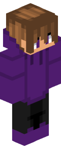 Purple Anime Minecraft Skin