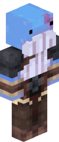 Sky Blue Anime Minecraft Skin