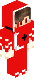 Red Anime Minecraft Skin
