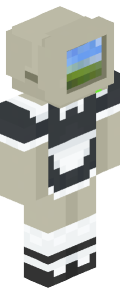 Silver Robot Minecraft Skin