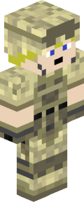Gold Anime Minecraft Skin