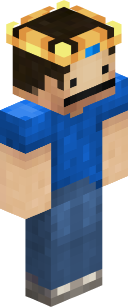 King Minecraft skin full body