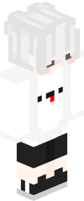 White Anime Minecraft Skin