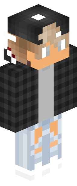 Bassistentje Minecraft skin full body