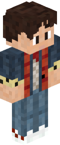 Sky Blue Anime Minecraft Skin